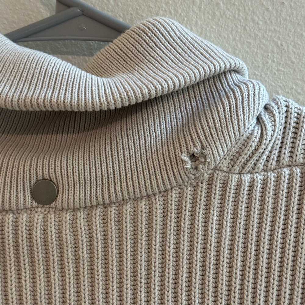 Diesel Cream Ribbed Knit Sweater - Picture 5 of 5